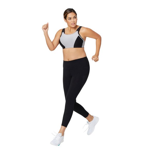 Glamorise 40B SPORT Bra (CUSTOM-CONTROL) High-Impact MOISTURE WICKING ORANGE NEW - Picture 5 of 11